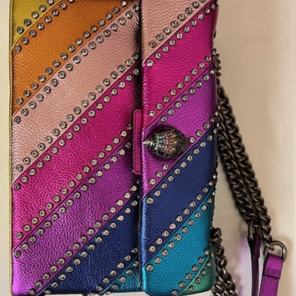 Kurt Geiger Kensington Multi Color Bag w/Swarovski Crystals